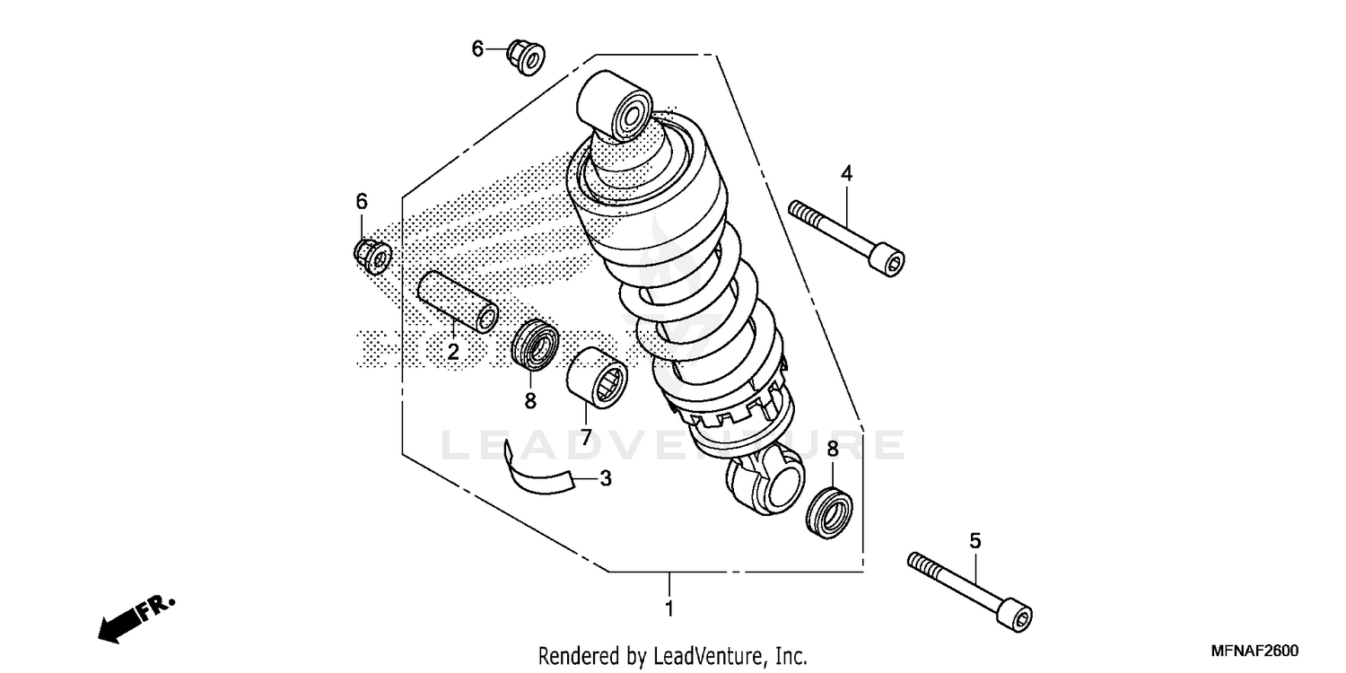 REAR SHOCK ABSORBER