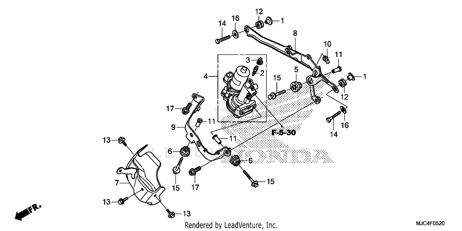 FRONT POWER UNIT         (CBR600RA)