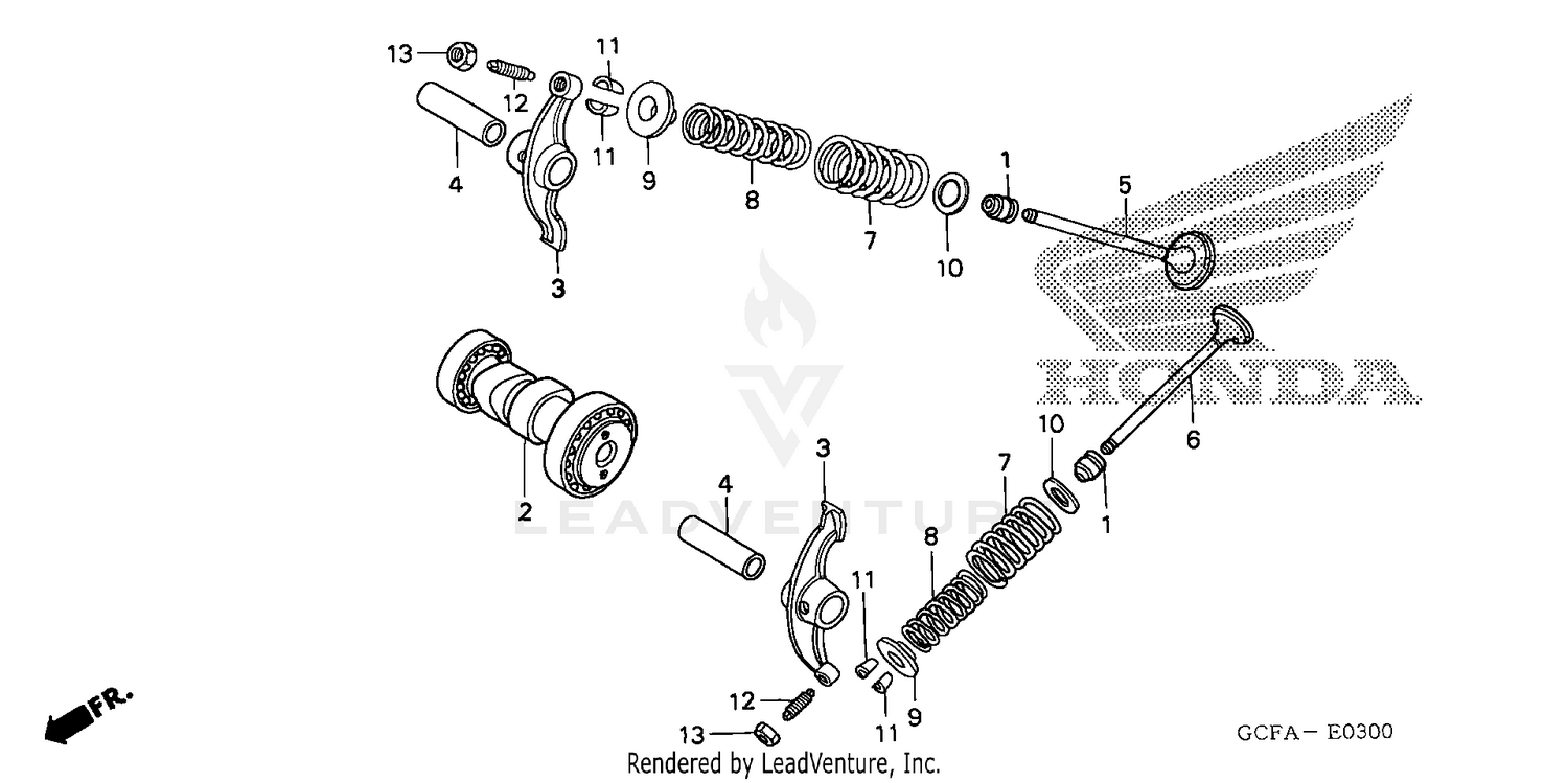 CAMSHAFT + VALVE