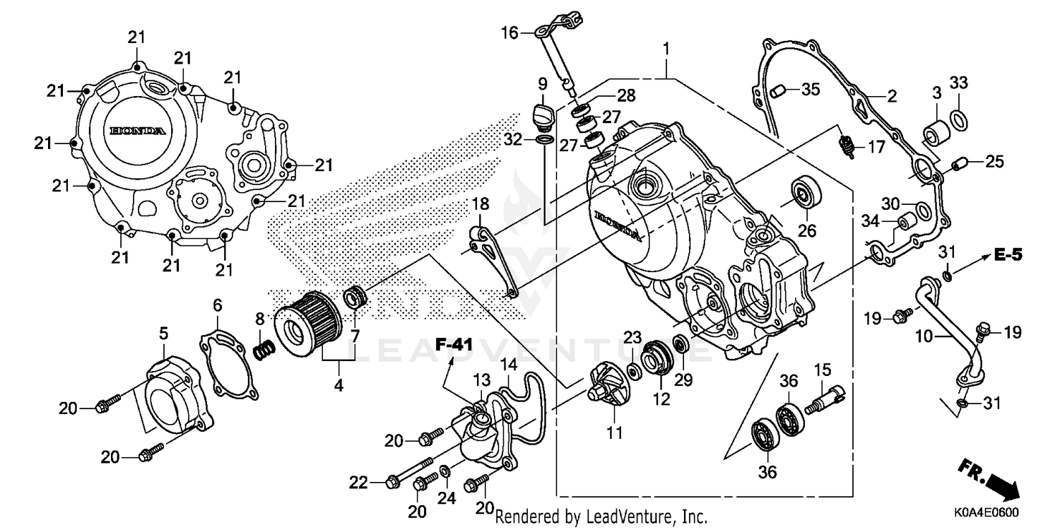 RIGHT CRANKCASE COVER