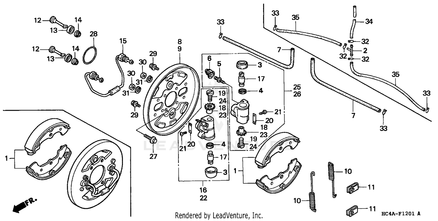 TRX300FWFRONT BRAKE PANEL (TRX300FW)