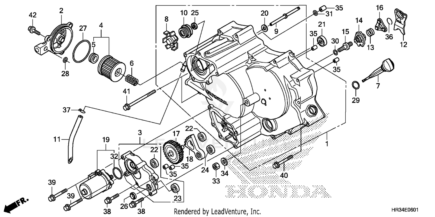FRONT CRANKCASE COVER    (2)