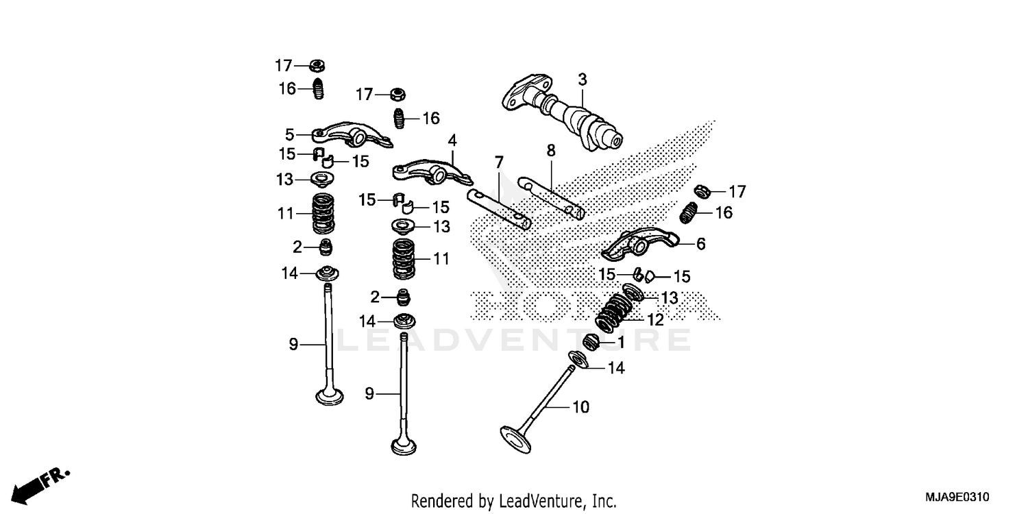 CAMSHAFT@VALVE (RR.)