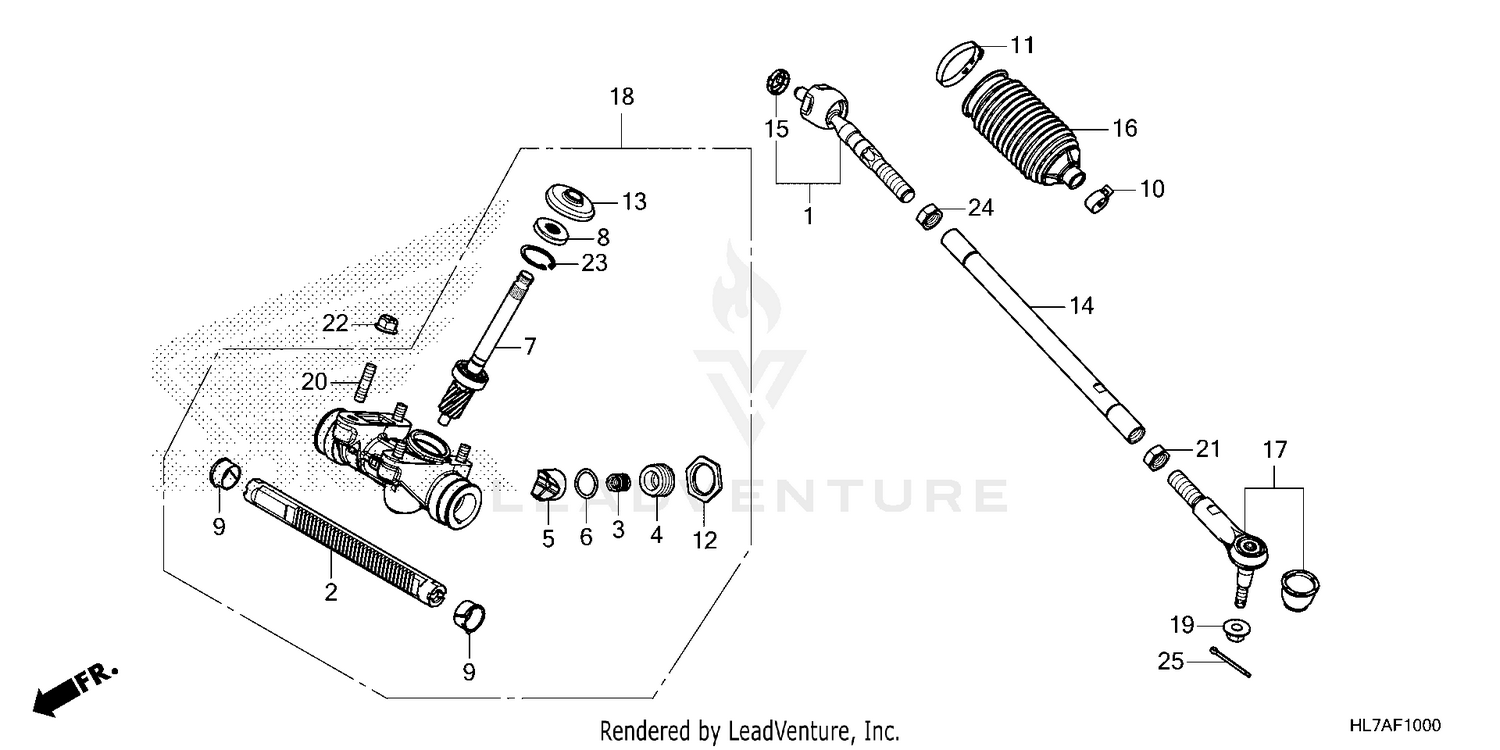 STEERING GEAR BOX@TIE ROD