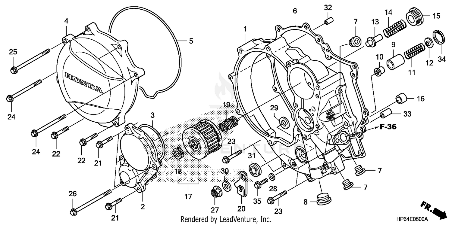 RIGHT CRANKCASE COVER