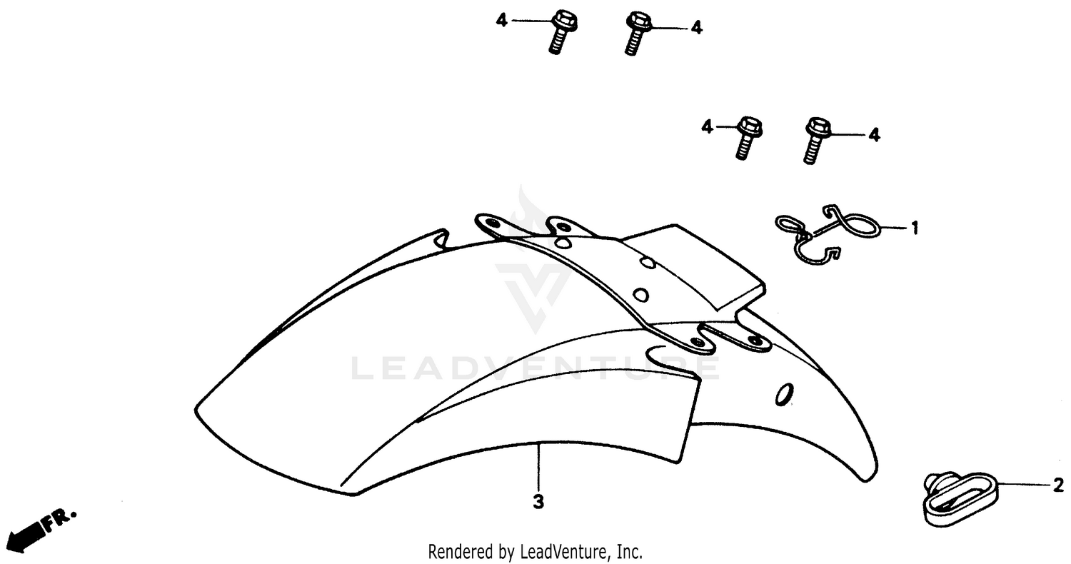 FRONT FENDER 88-89