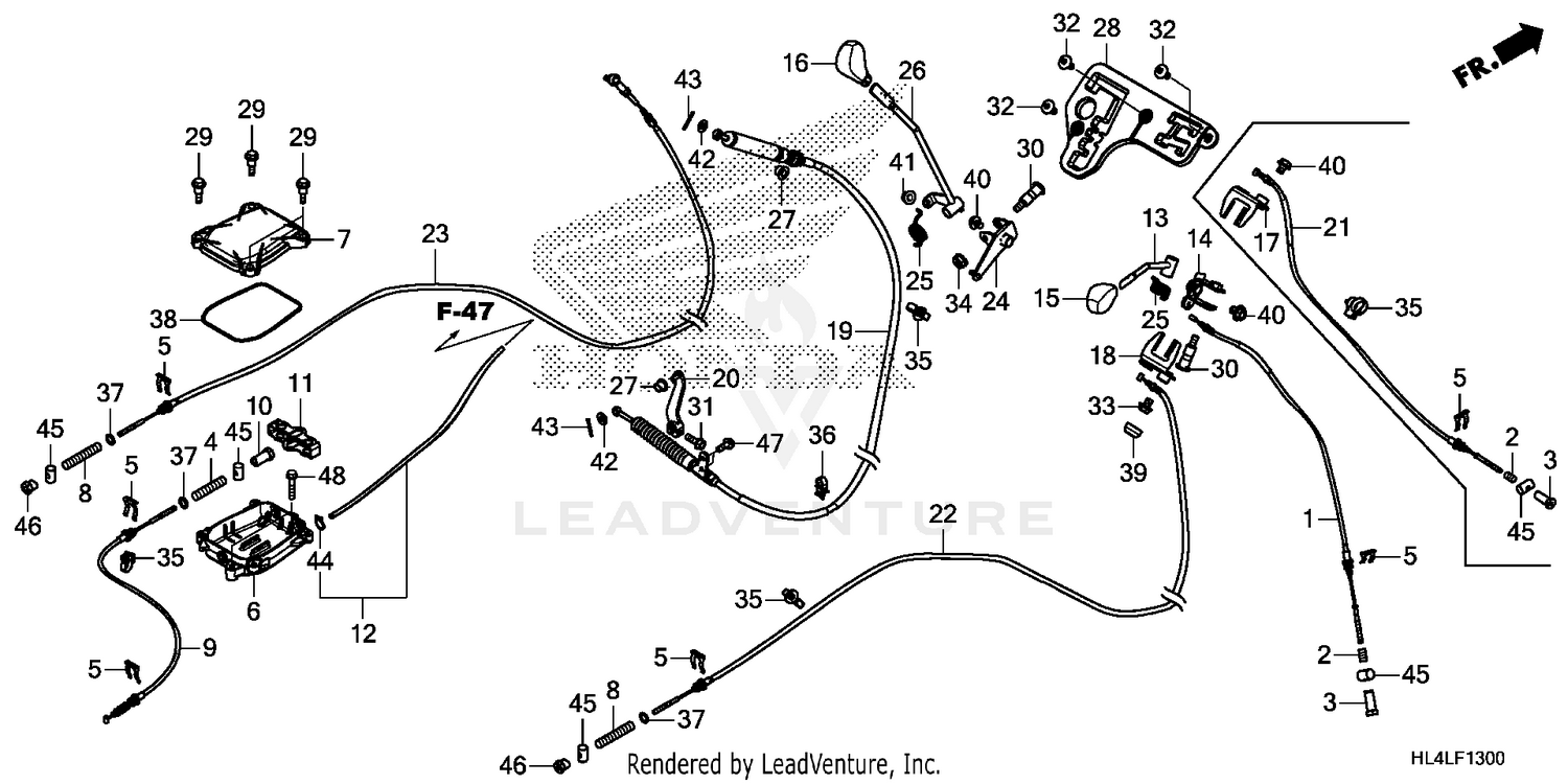SHIFT LEVER@SELECT LEVER