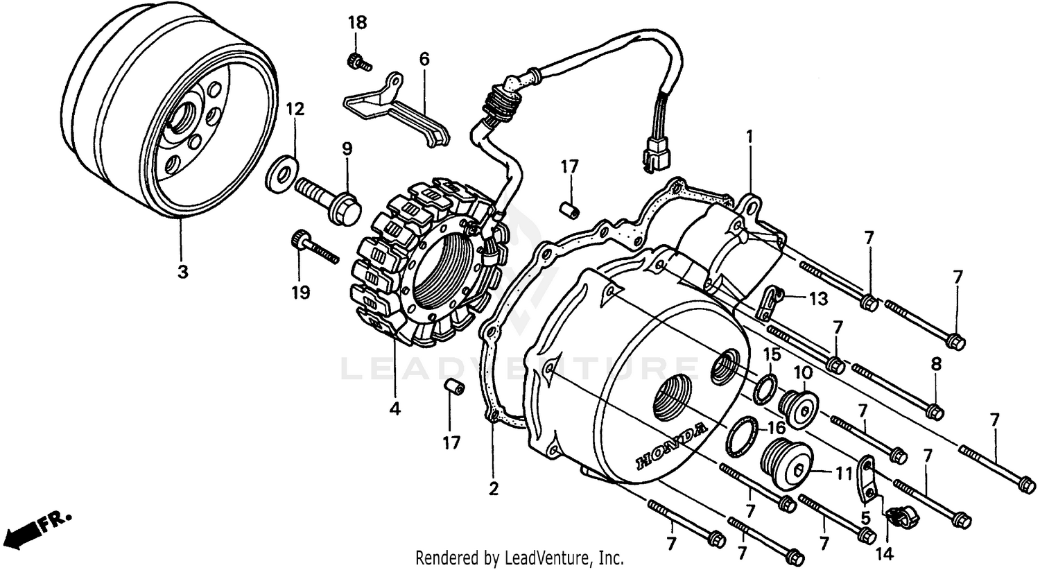 LEFT CRANKCASE COVER