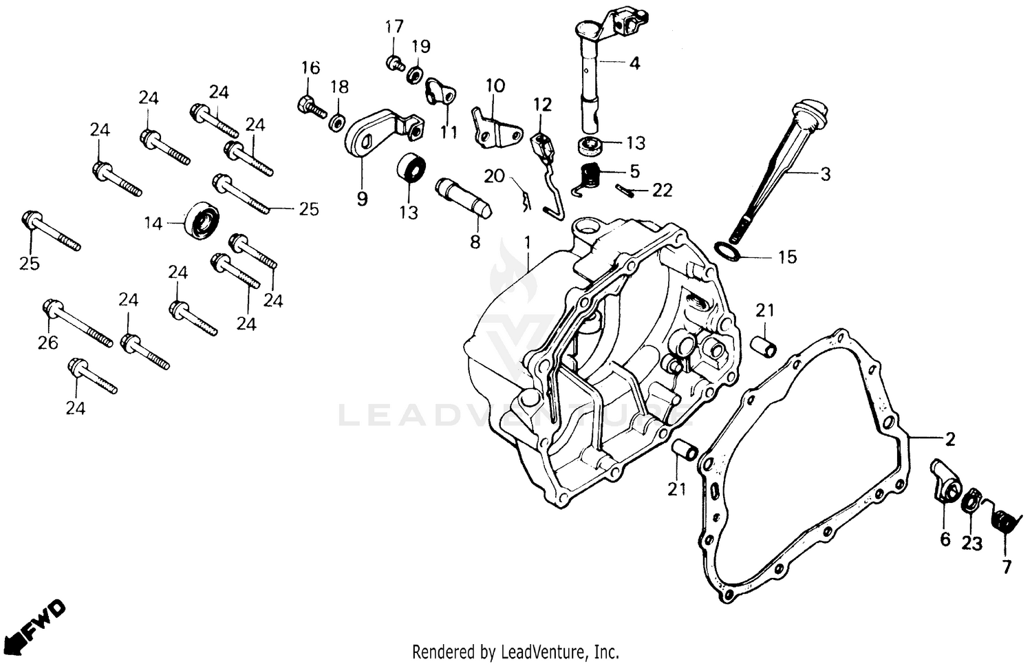 RIGHT CRANKCASE COVER