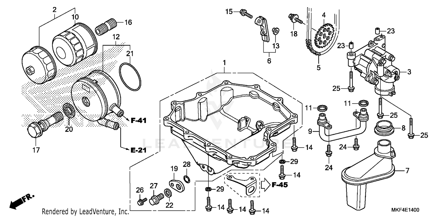 OIL PAN@OIL PUMP