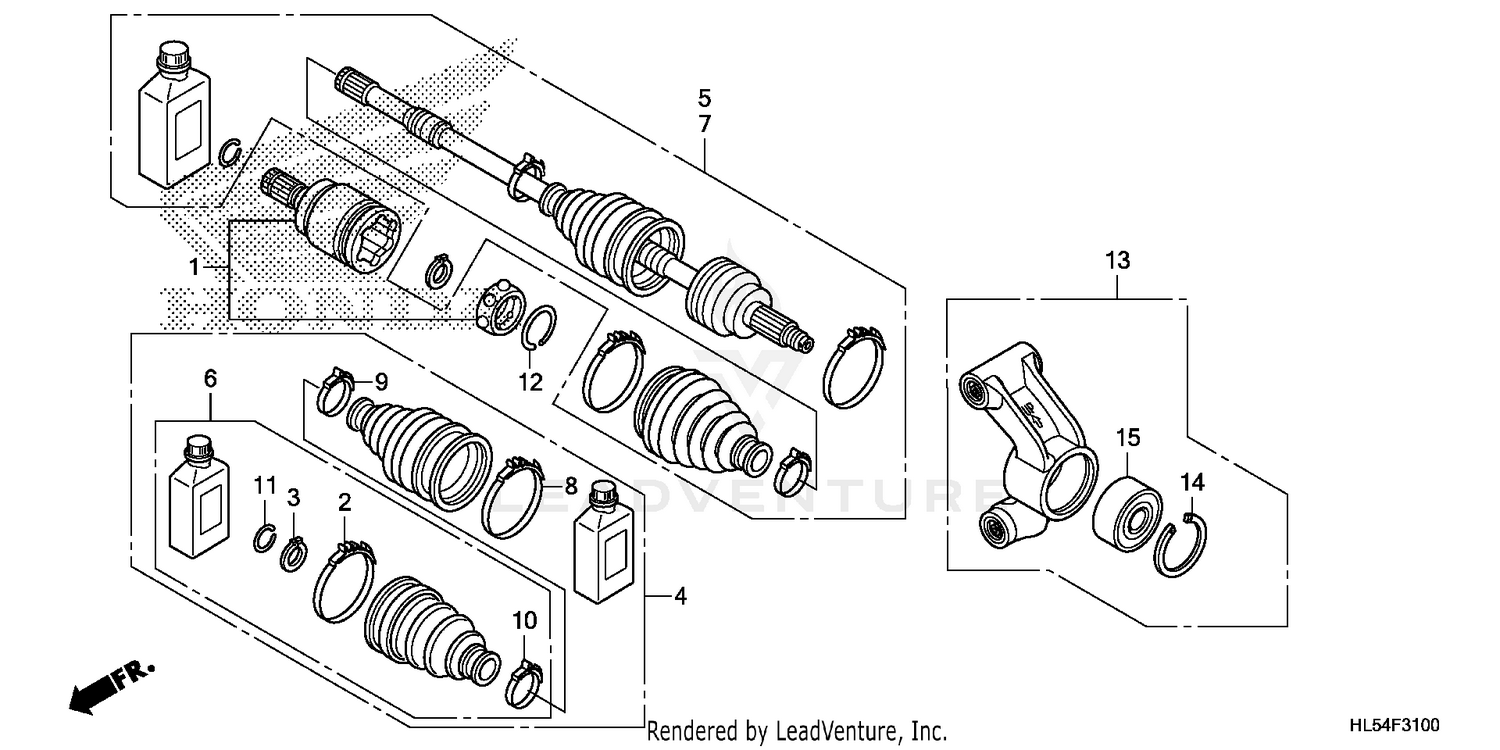 REAR KNUCKLE@REAR        DRIVESHAFT