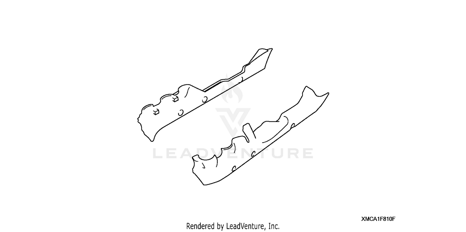 CHROME REAR LOWER COWL