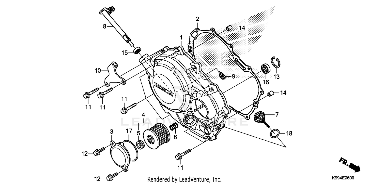 RIGHT CRANKCASE COVER
