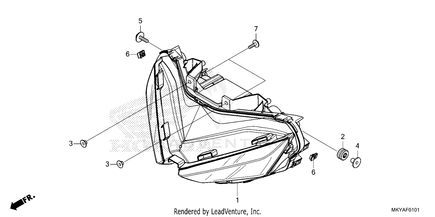 HEADLIGHT (CBR650RAC)