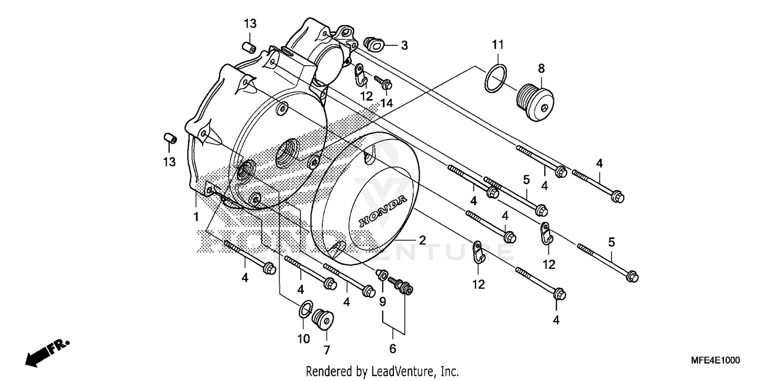 LEFT CRANKCASE COVER