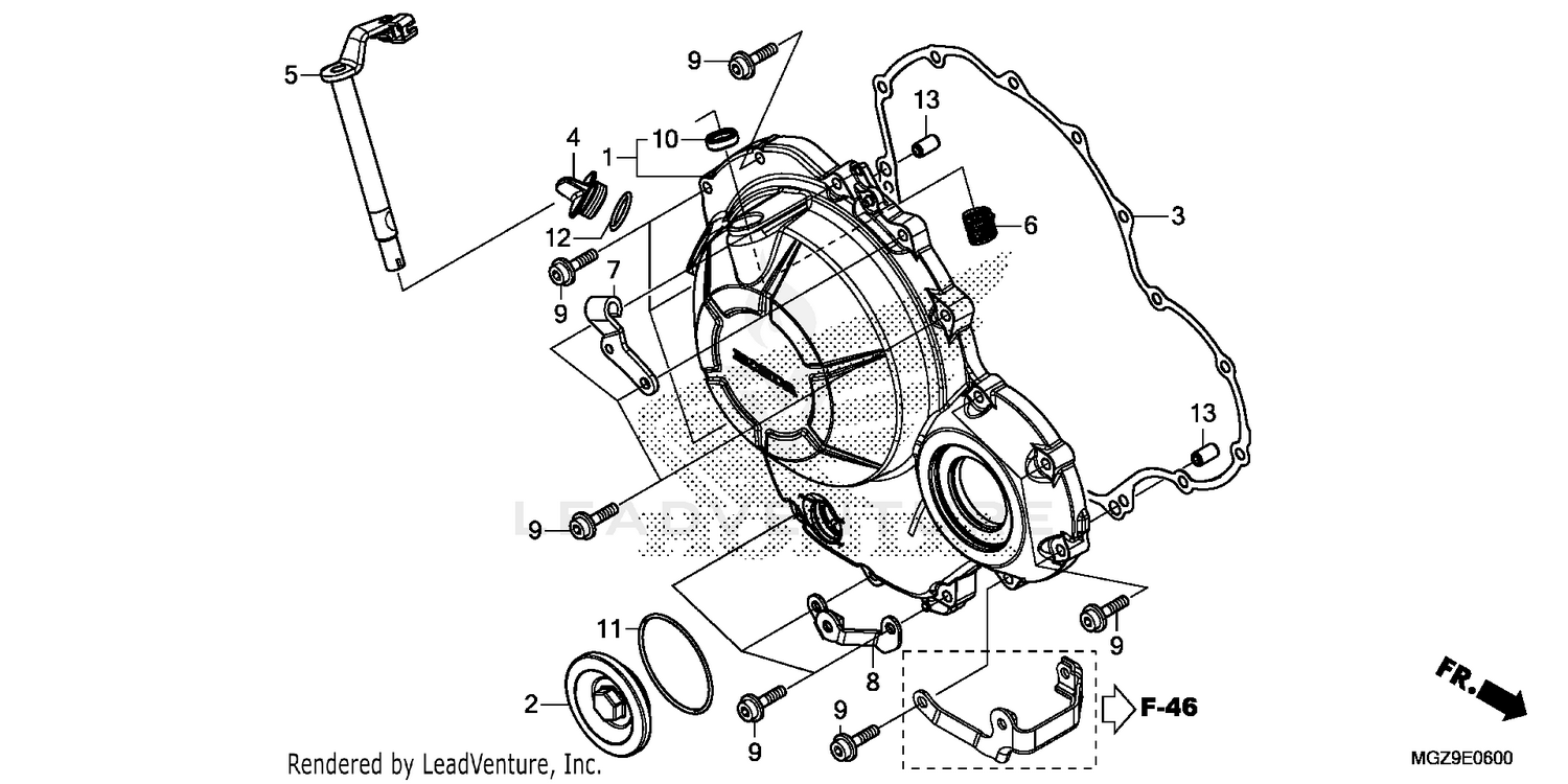 RIGHT CRANKCASE COVER
