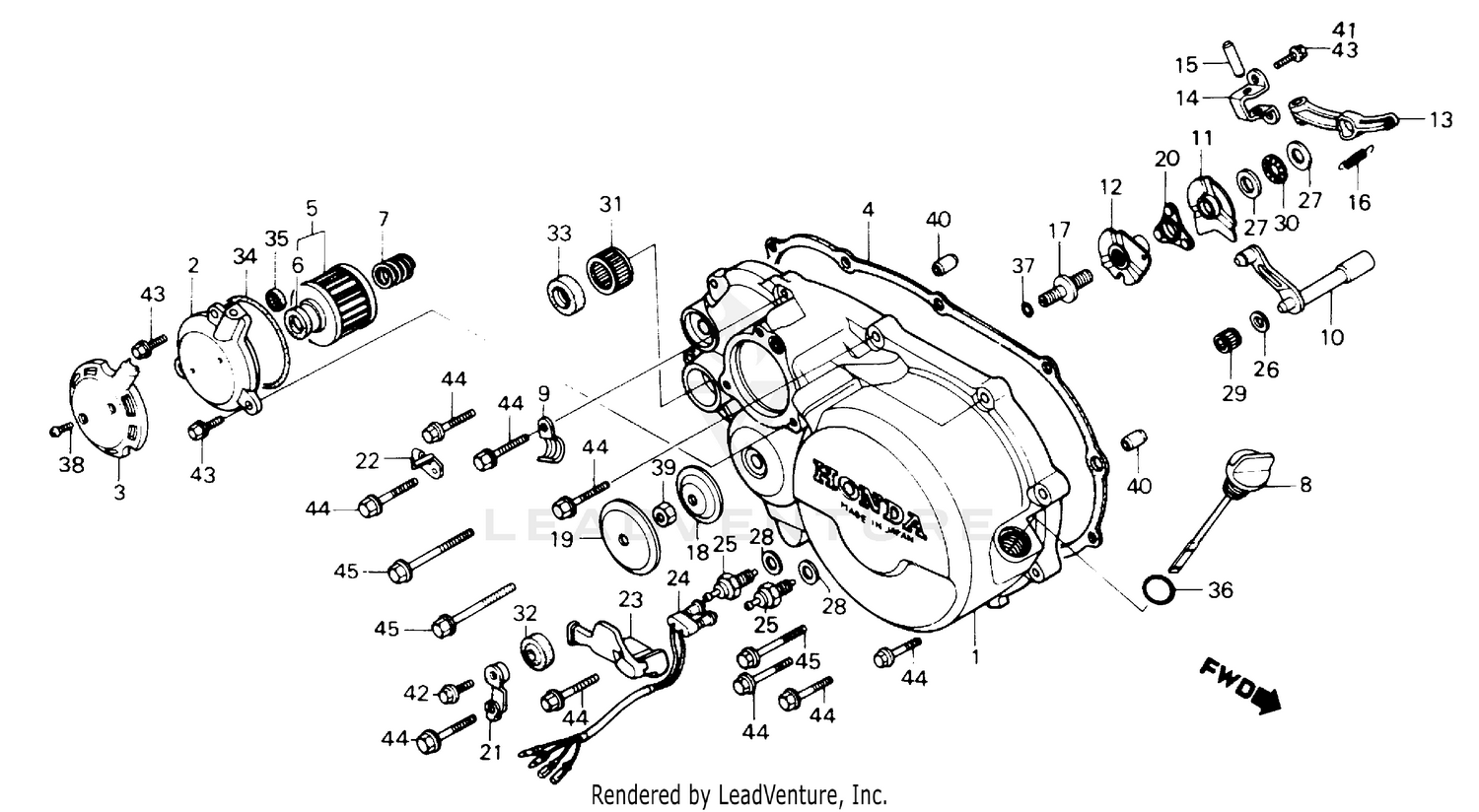RIGHT CRANKCASE COVER