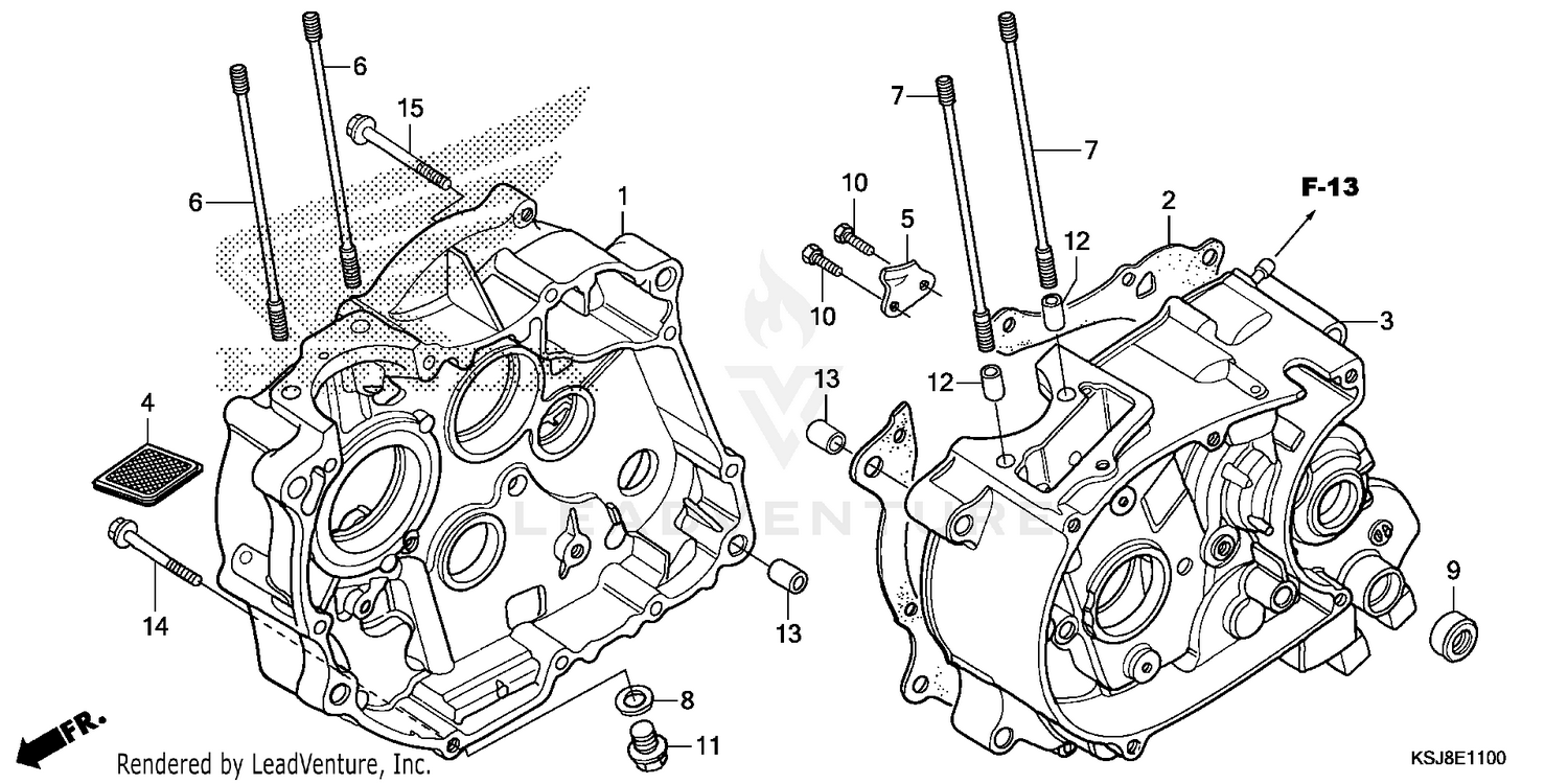 CRANKCASE (CRF80F)