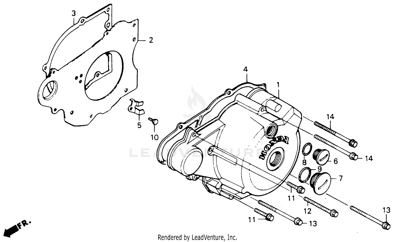 LEFT CRANKCASE COVER