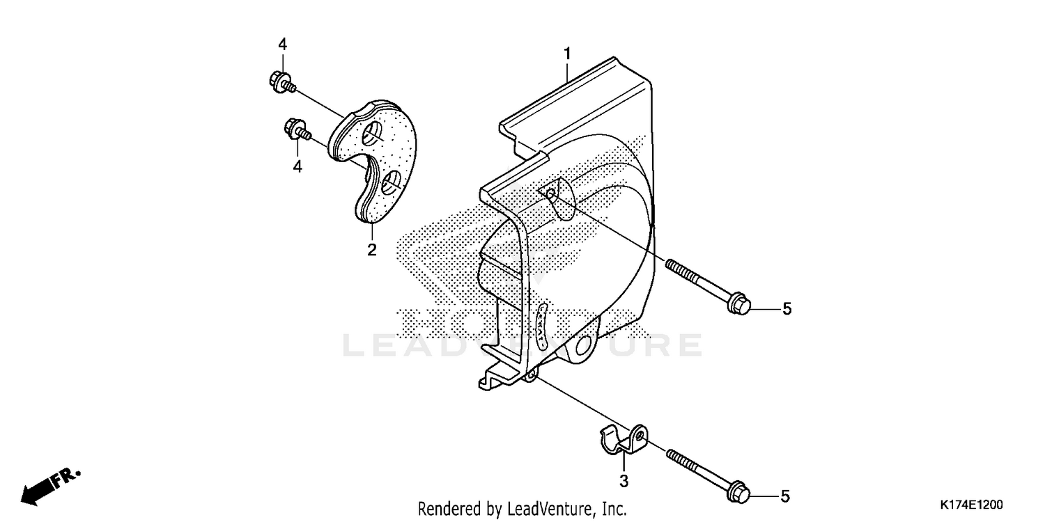 LEFT REAR CRANKCASE COVER