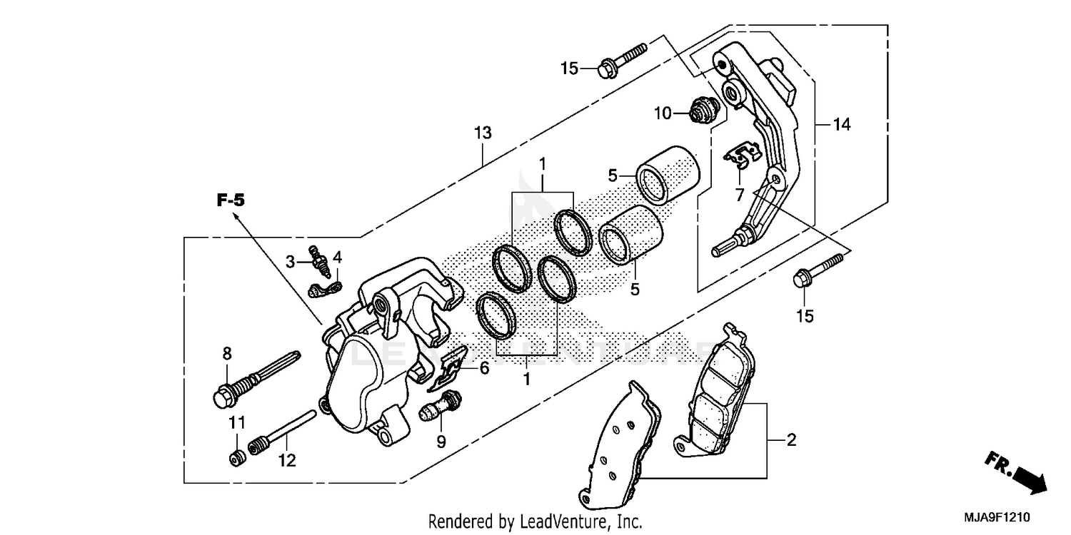 FRONT BRAKE CALIPER (1)