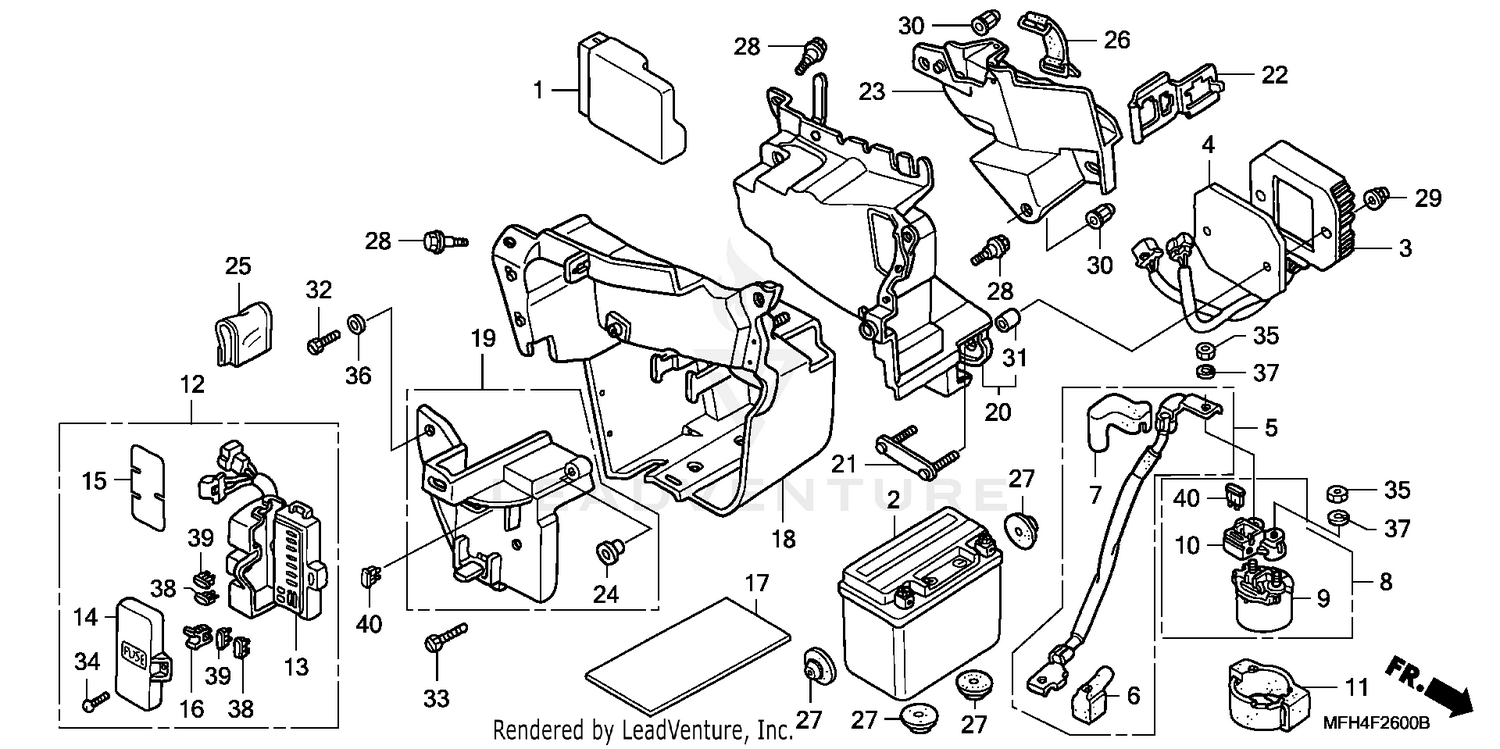 BATTERY + BATTERY BOX