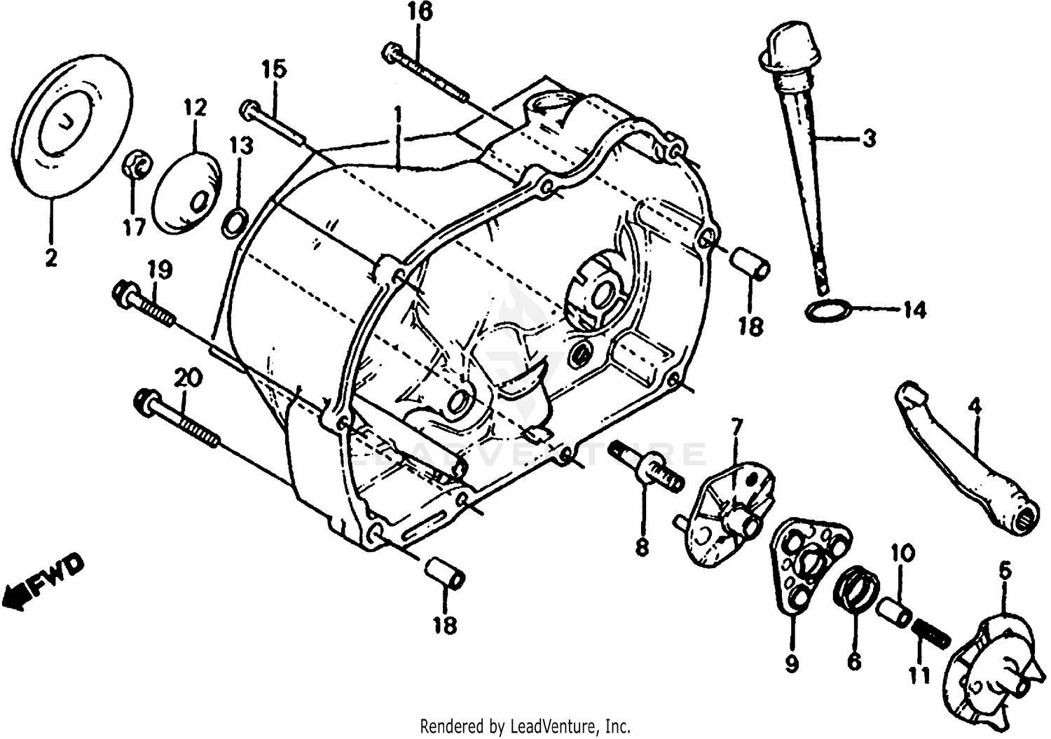 RIGHT CRANKCASE COVER
