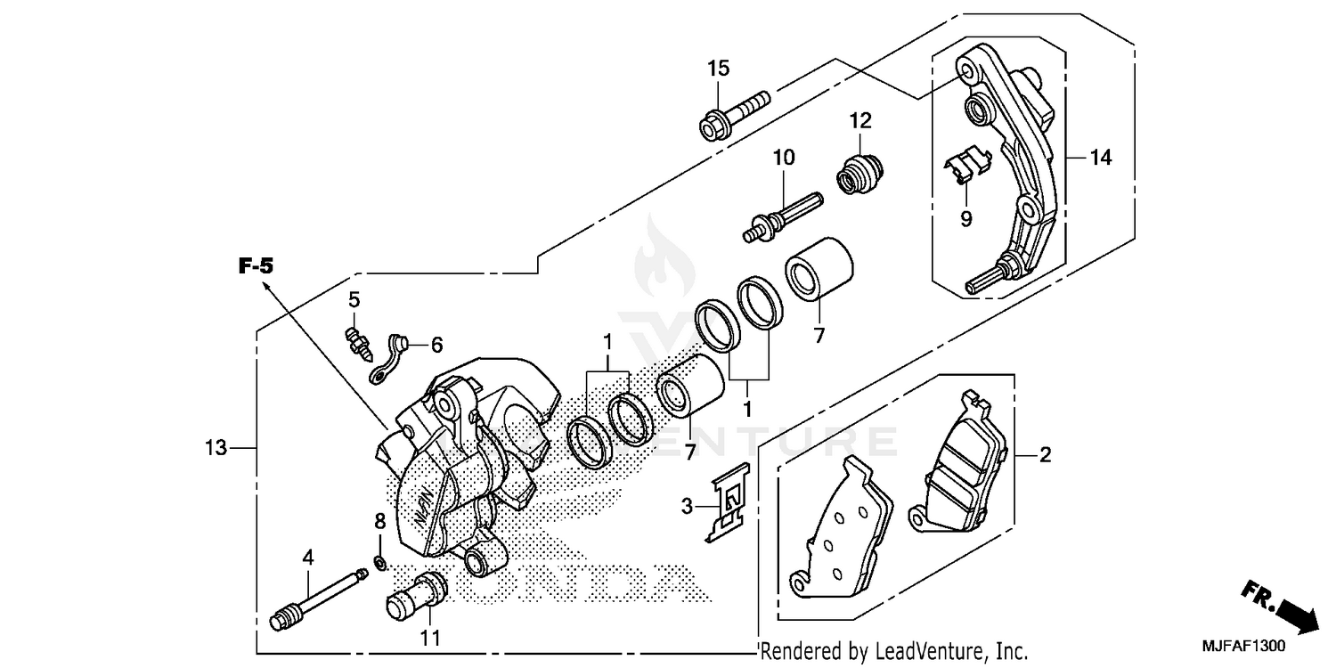 FRONT BRAKE CALIPER (1)