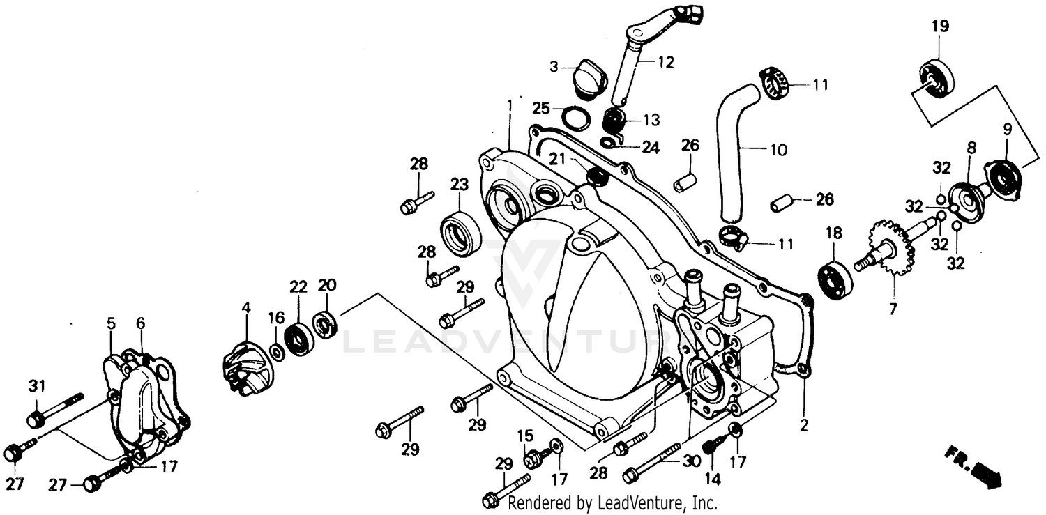 RIGHT CRANKCASE COVER