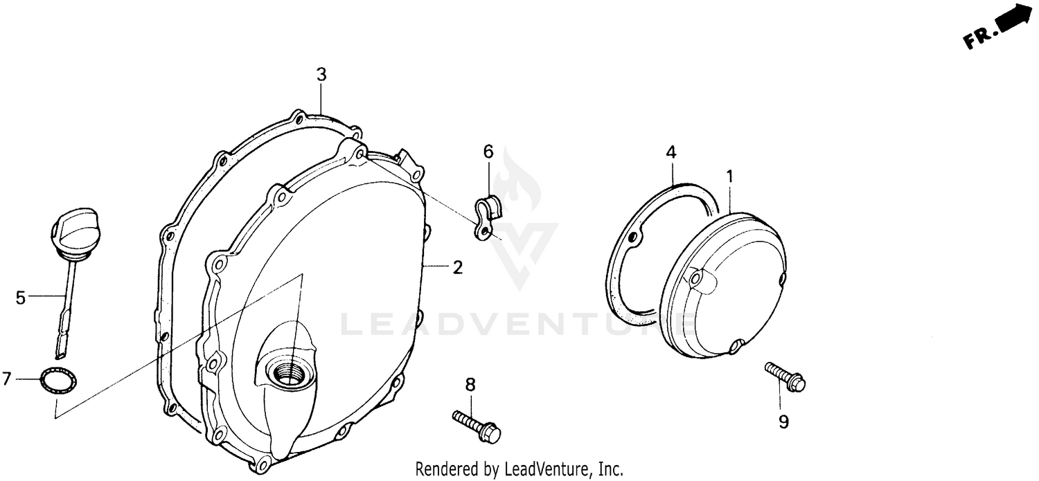 RIGHT CRANKCASE COVER