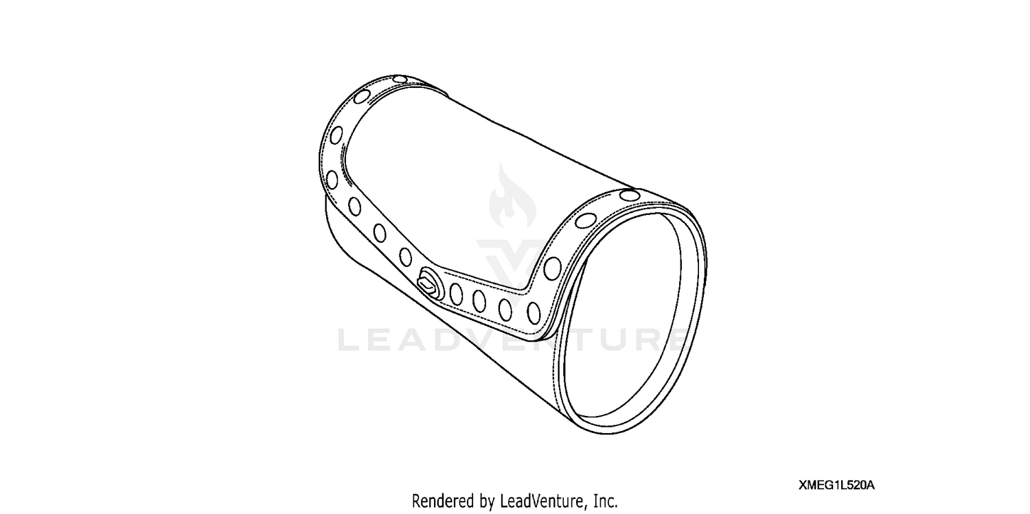 LEATHER FRONT POUCH (STUDDED)