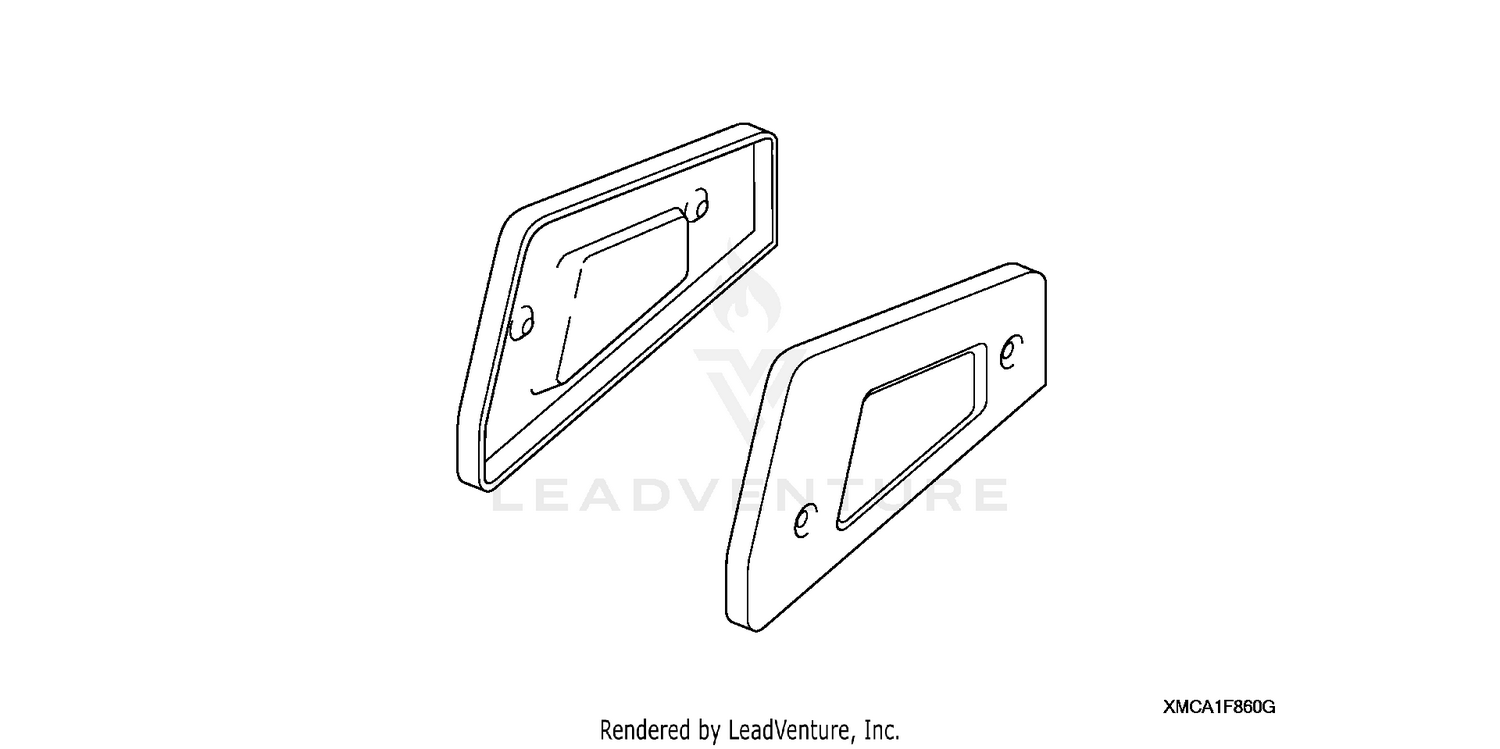 FLOORBOARD LOWER COVER   (PASSENGER) (CHROME)