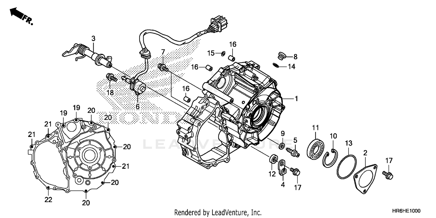 REAR CRANKCASE COVER