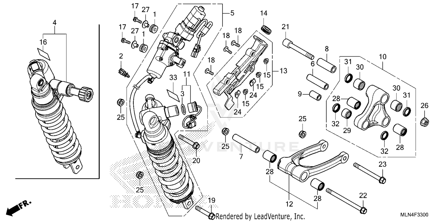 REAR SHOCK ABSORBER
