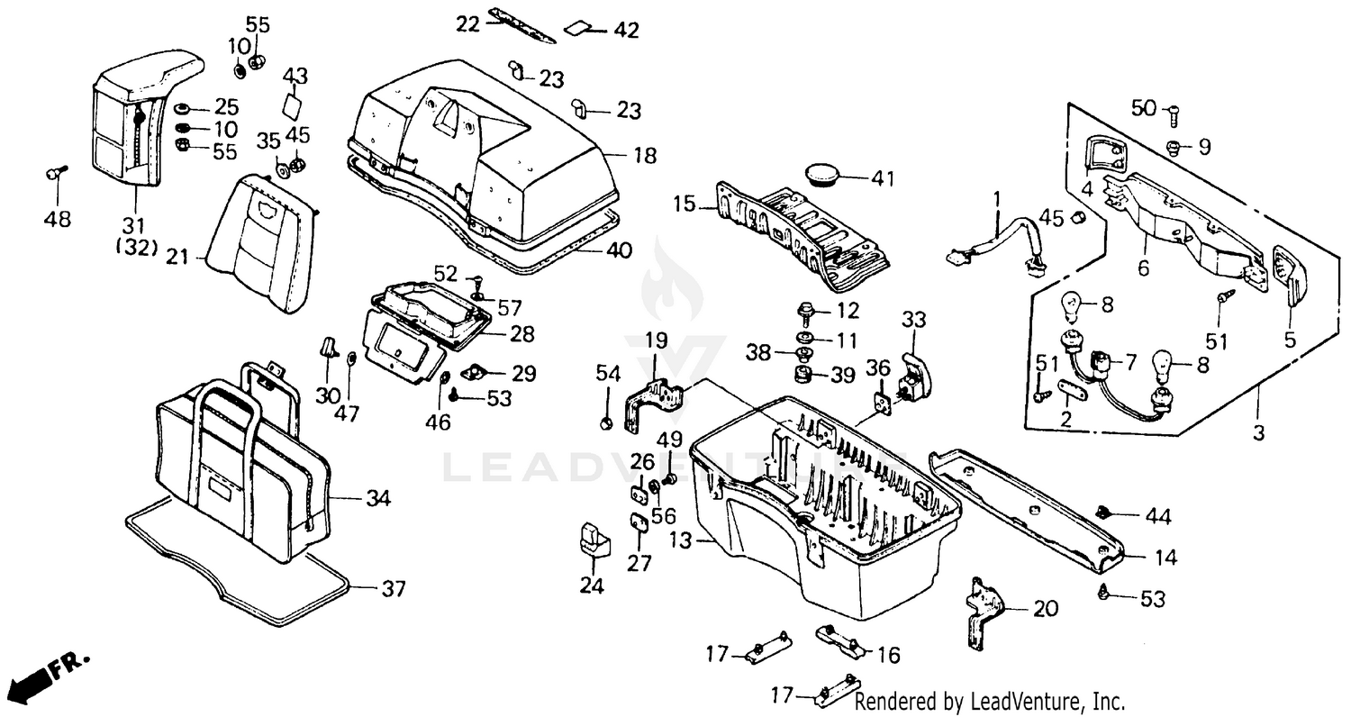 A/I REAR TRUNK 86-87