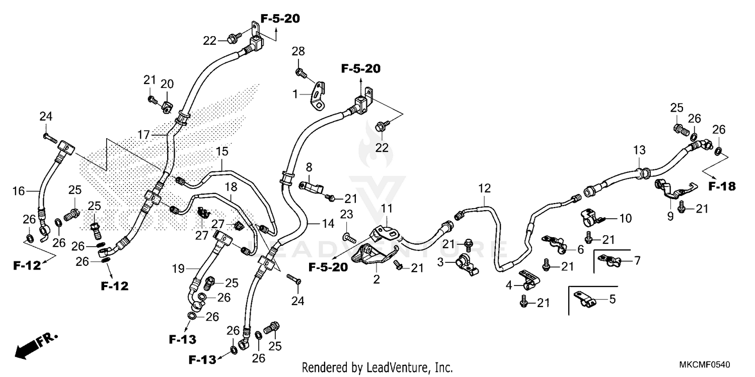 BRAKE HOSE@BRAKE PIPE