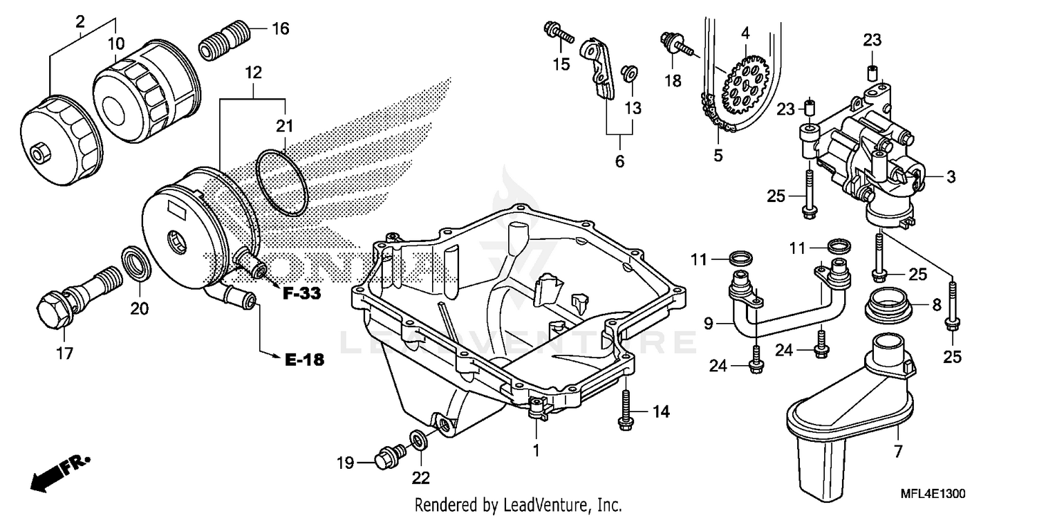 OIL PAN@OIL PUMP