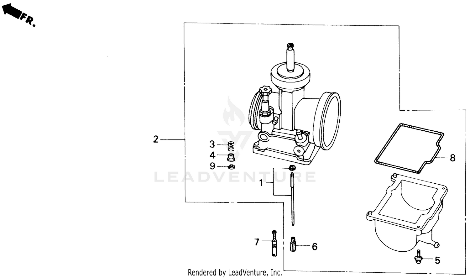 CARBURETOR O.P.KIT 85-89