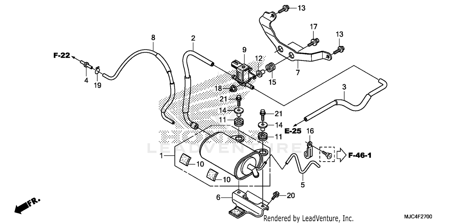 EVAP CANISTER (CBR600RR)