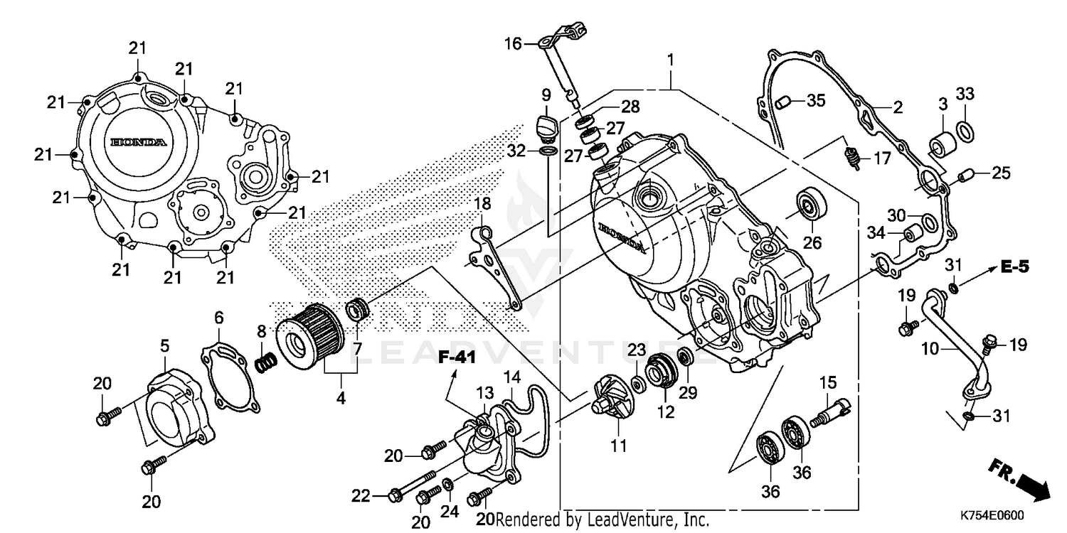 RIGHT CRANKCASE COVER