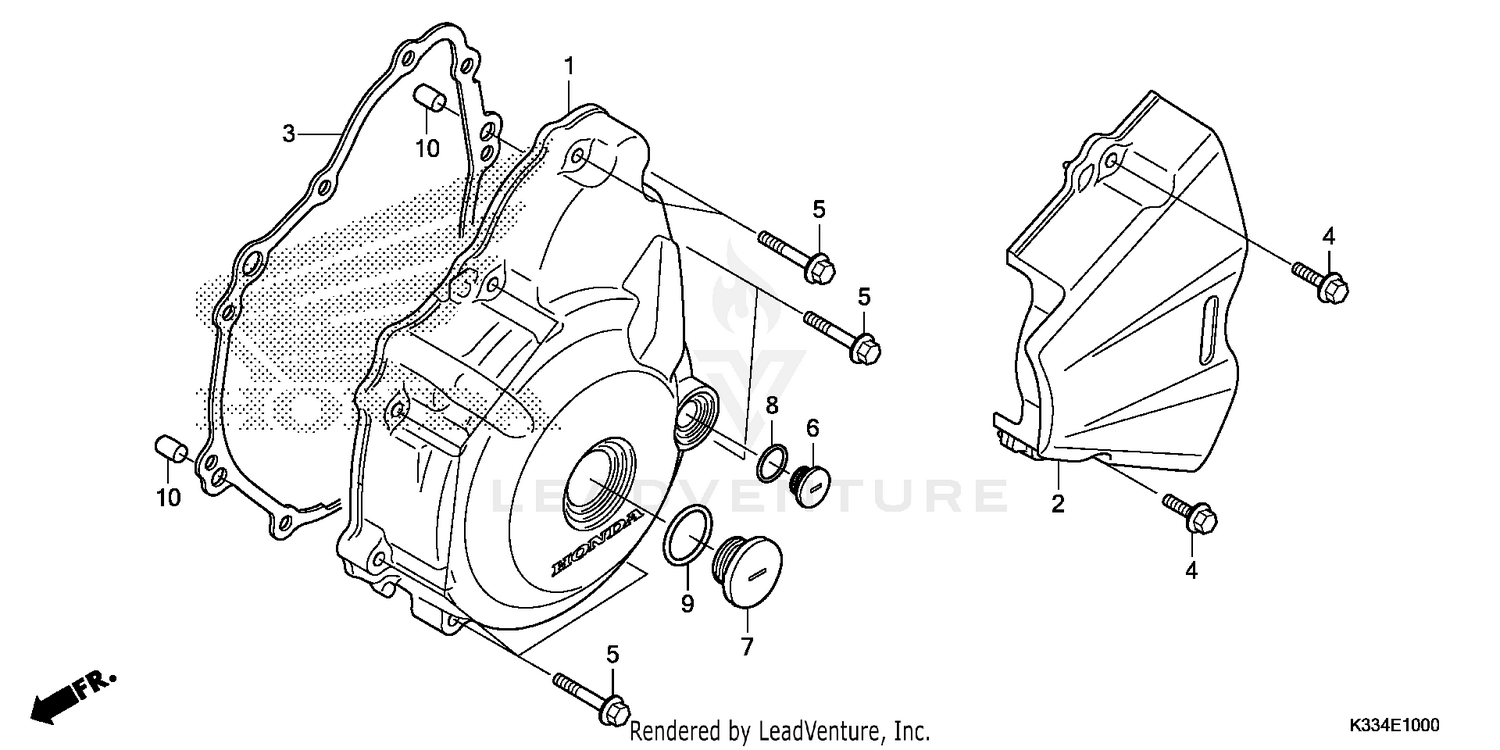 LEFT CRANKCASE COVER