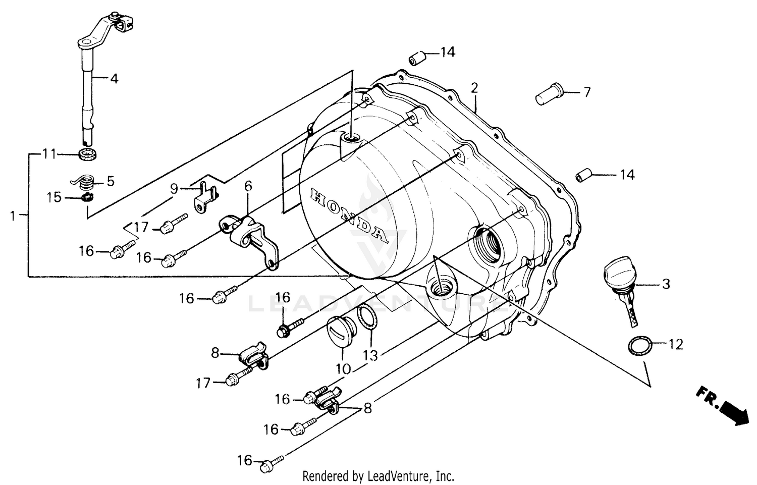 RIGHT CRANKCASE COVER