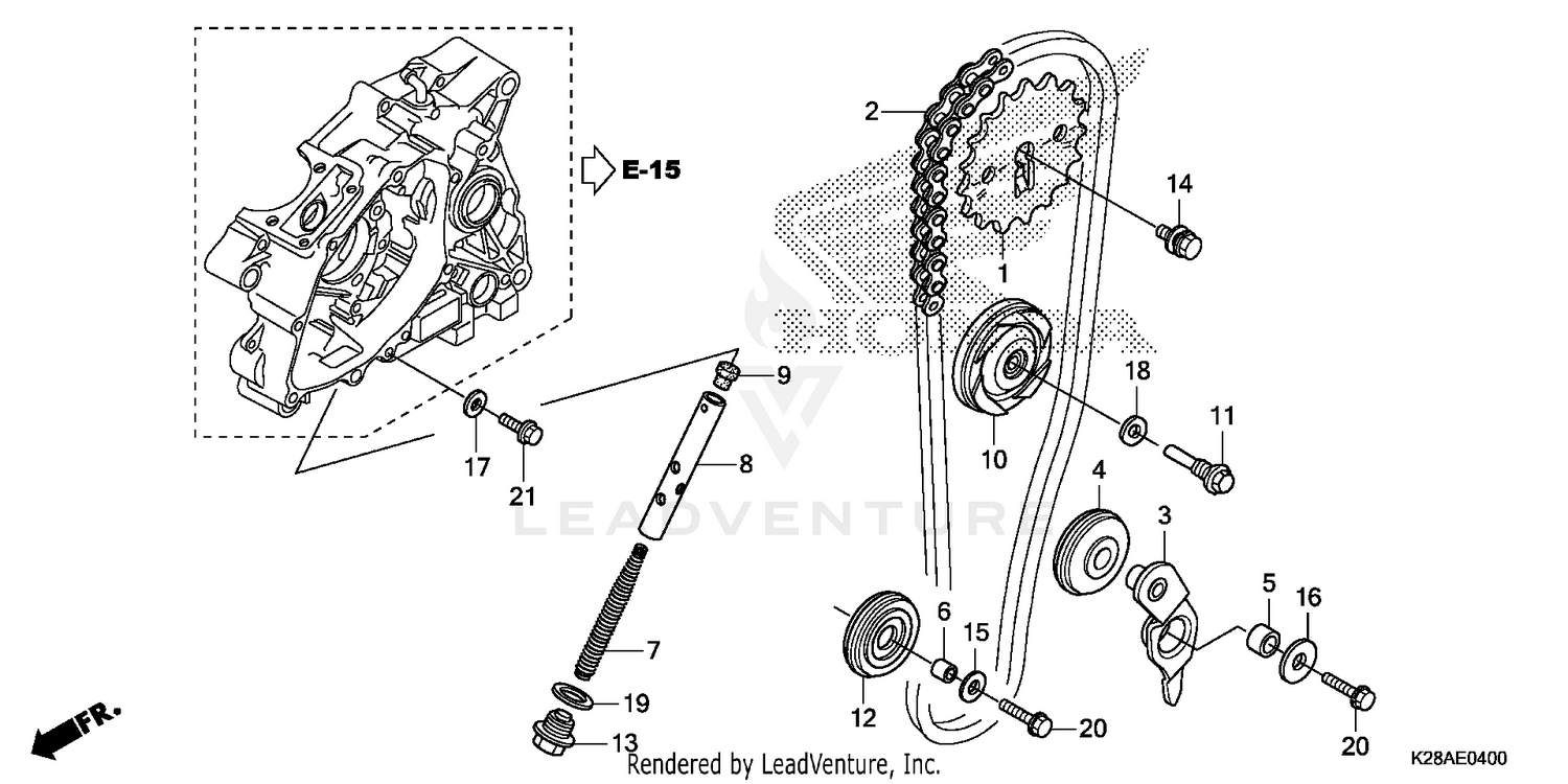 CAM CHAIN@TENSIONER