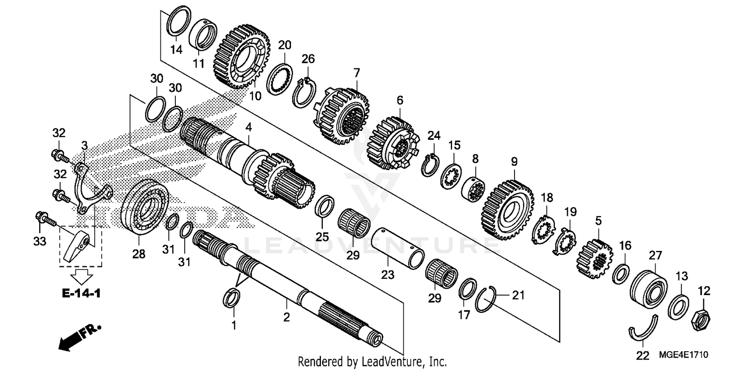 TRANSMISSION (MAINSHAFT)