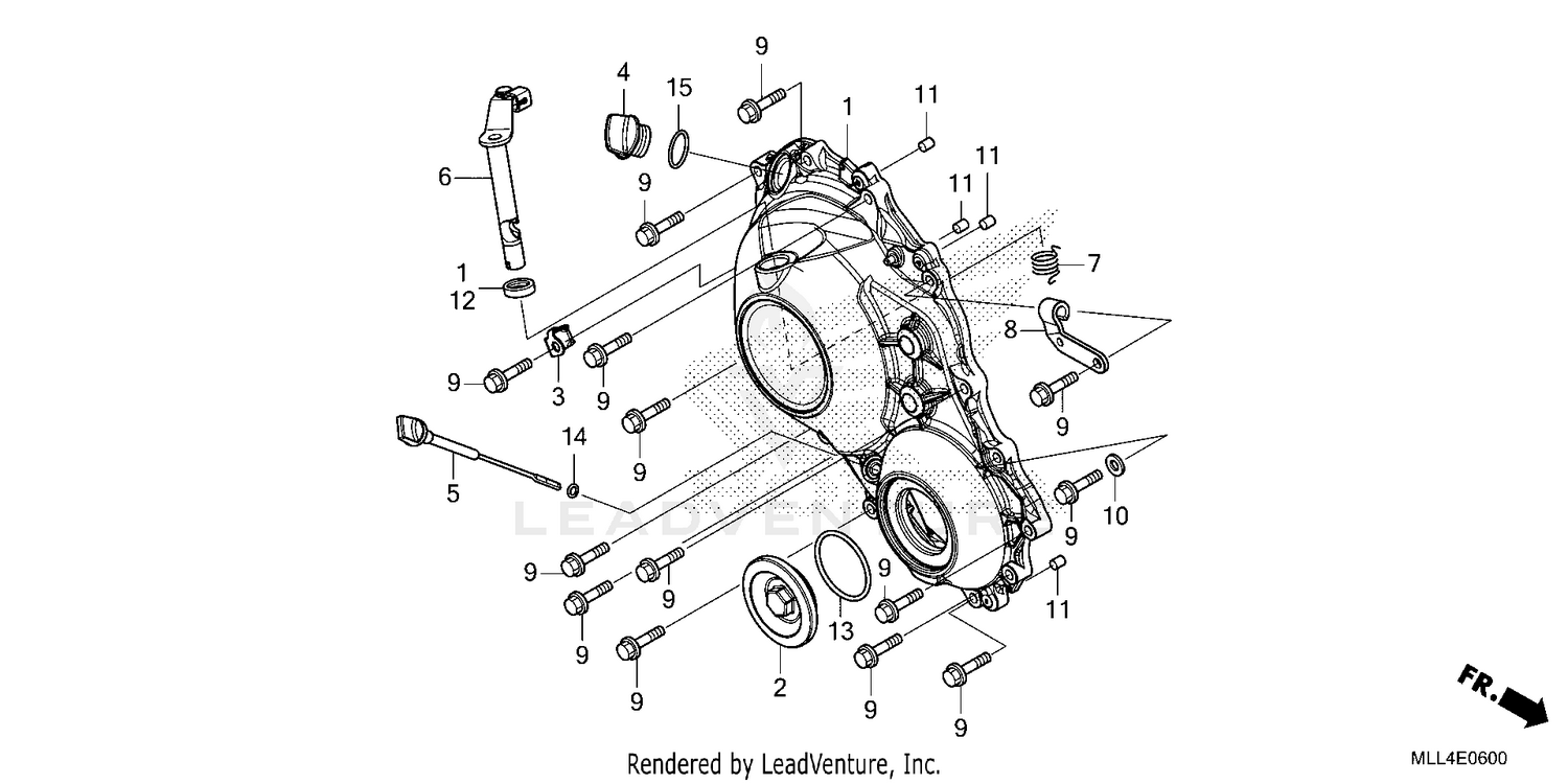 RIGHT CRANKCASE COVER