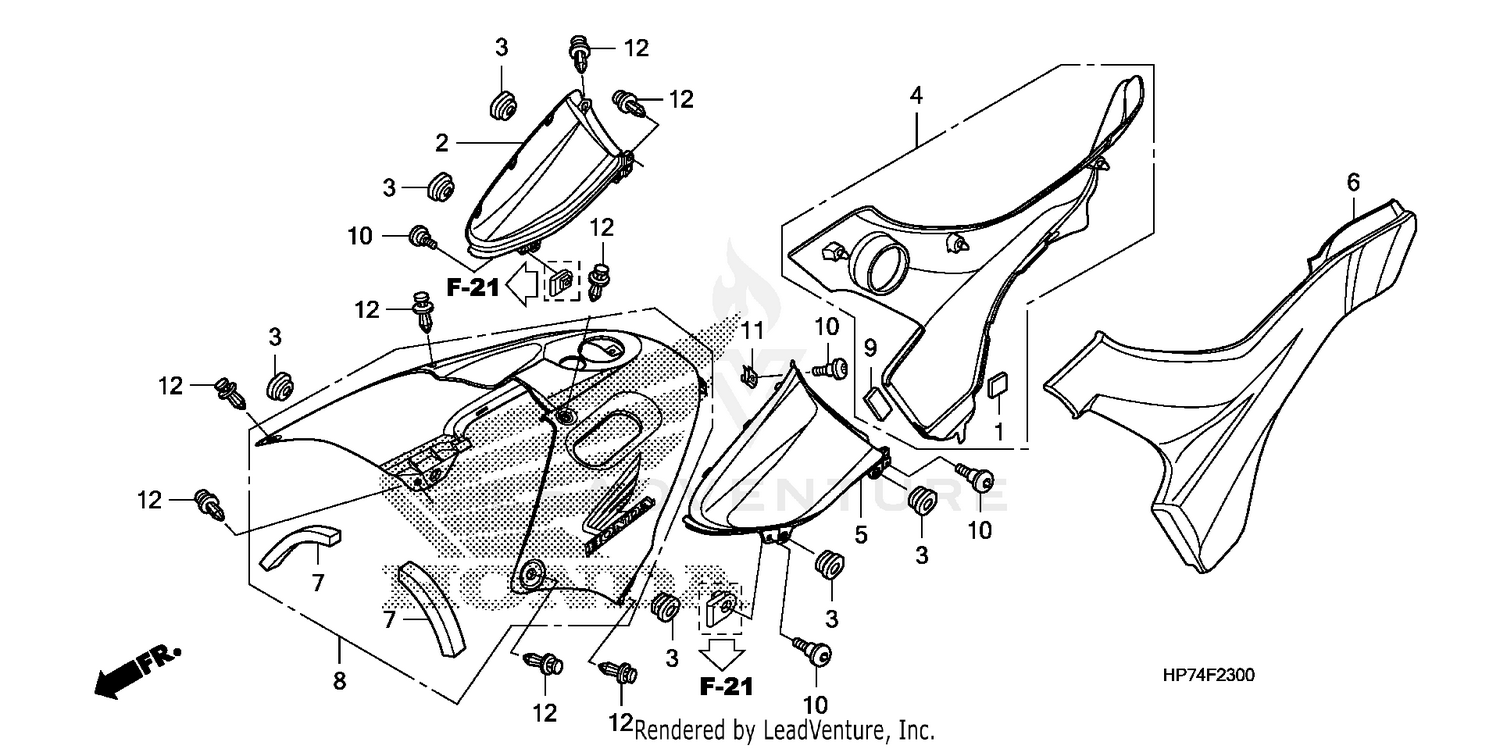 SIDE COVER@TANK COVER