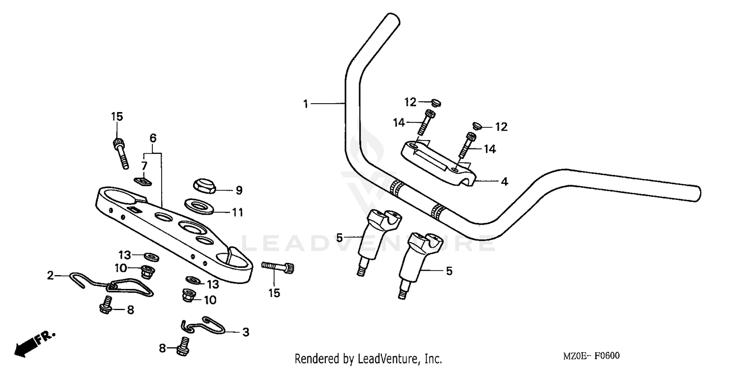 HANDLEBAR + TOP BRIDGE