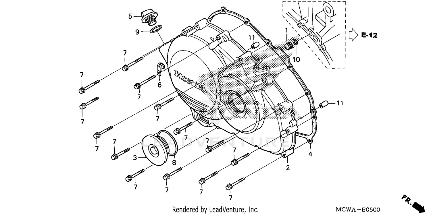 RIGHT CRANKCASE COVER