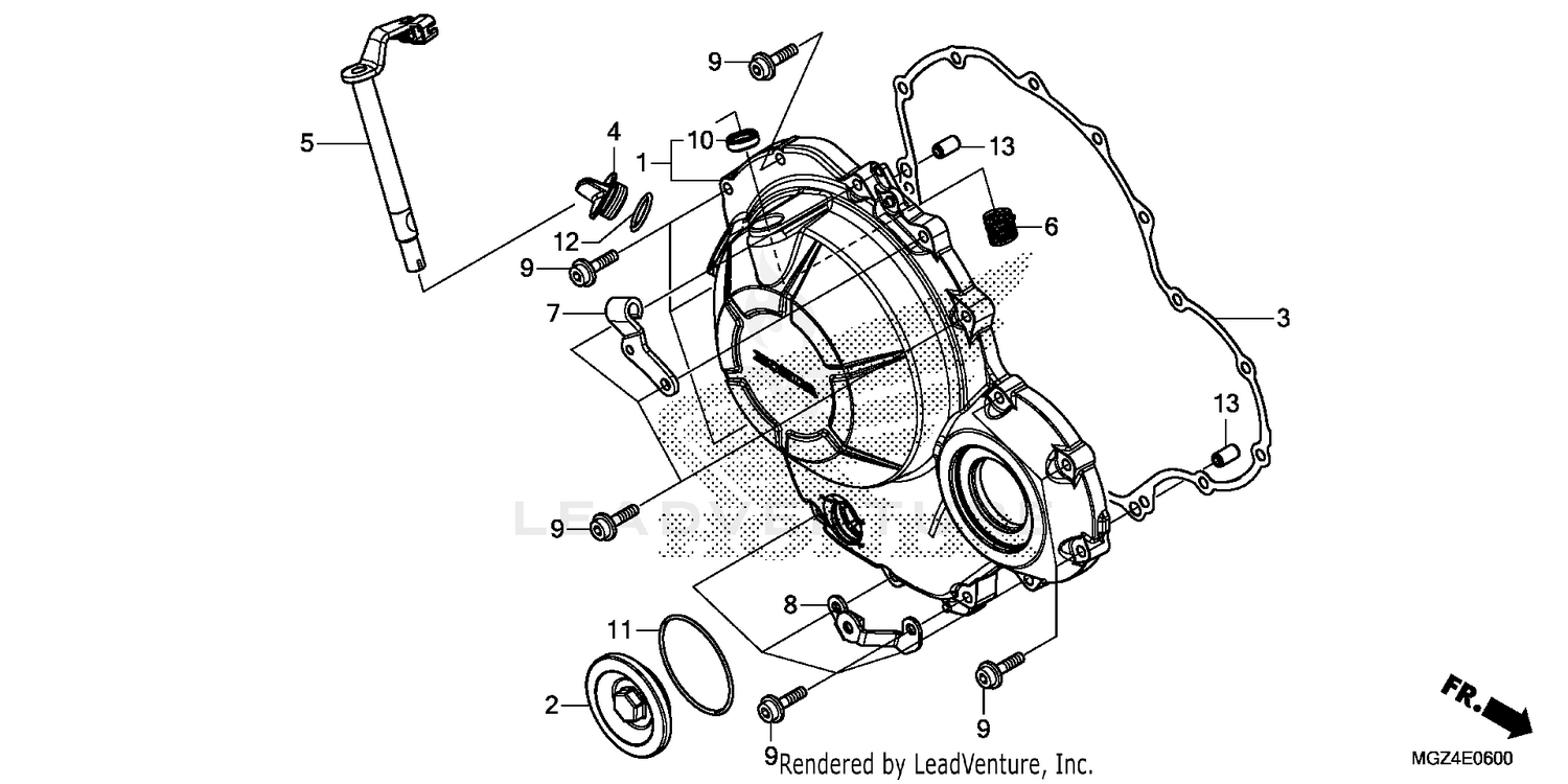RIGHT CRANKCASE COVER