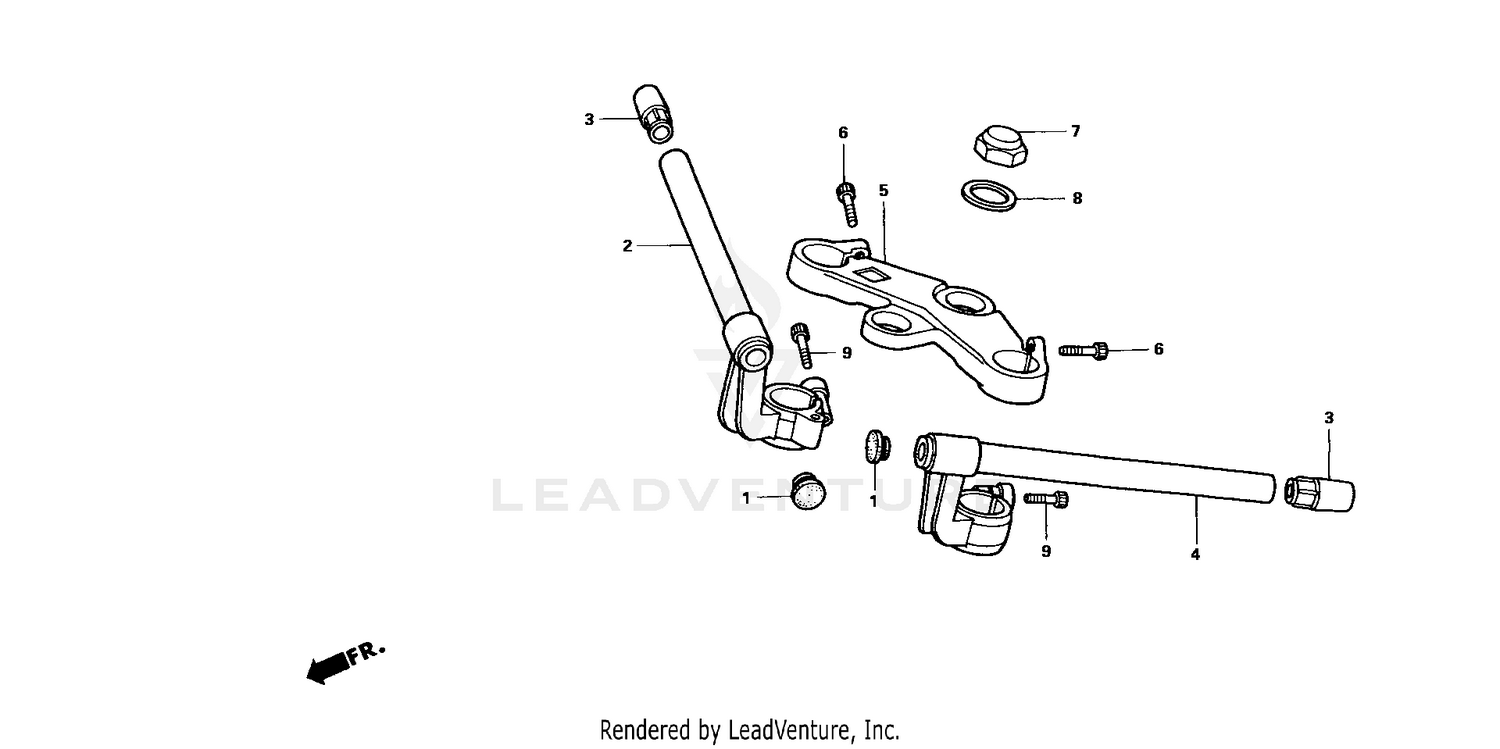 HANDLEBAR + TOP BRIDGE
